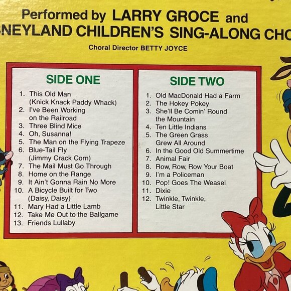 Vintage 1979 Disney's Children's Favorites Volume 1 & 2 Vinyl Records - Picture 3 of 7